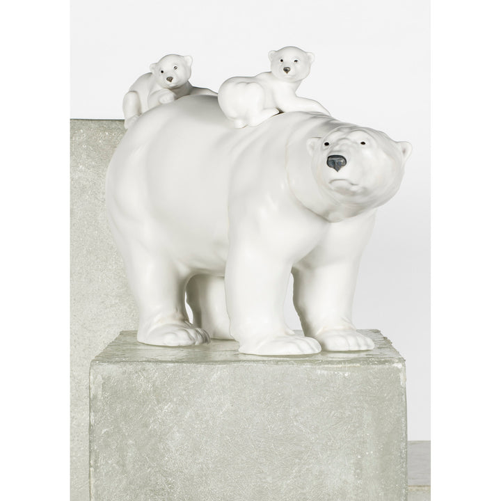 Image 6 Lladro Mummy Bear and Babies Figurine - 01009290