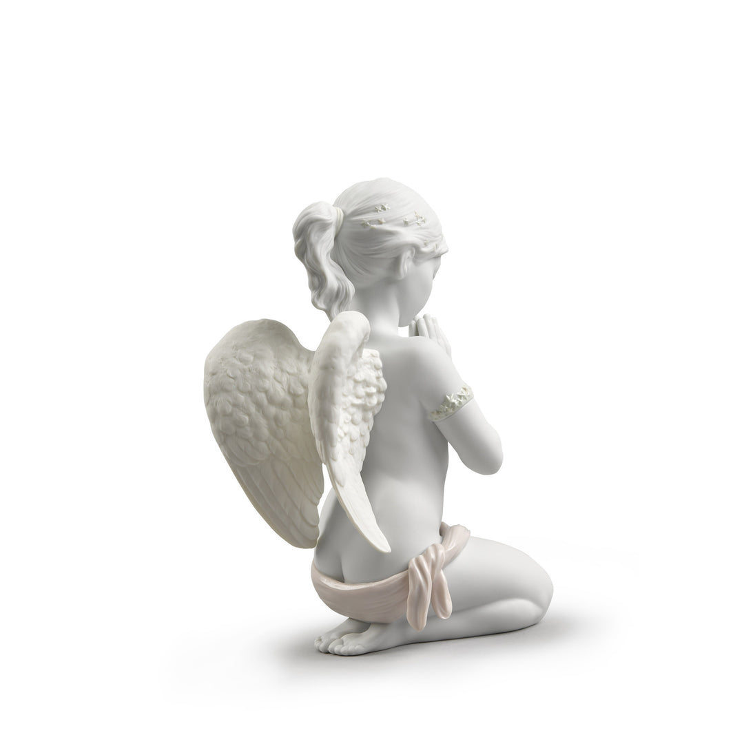 Image 2 Lladro Heavenly Prayer Angel Figurine - 01009291