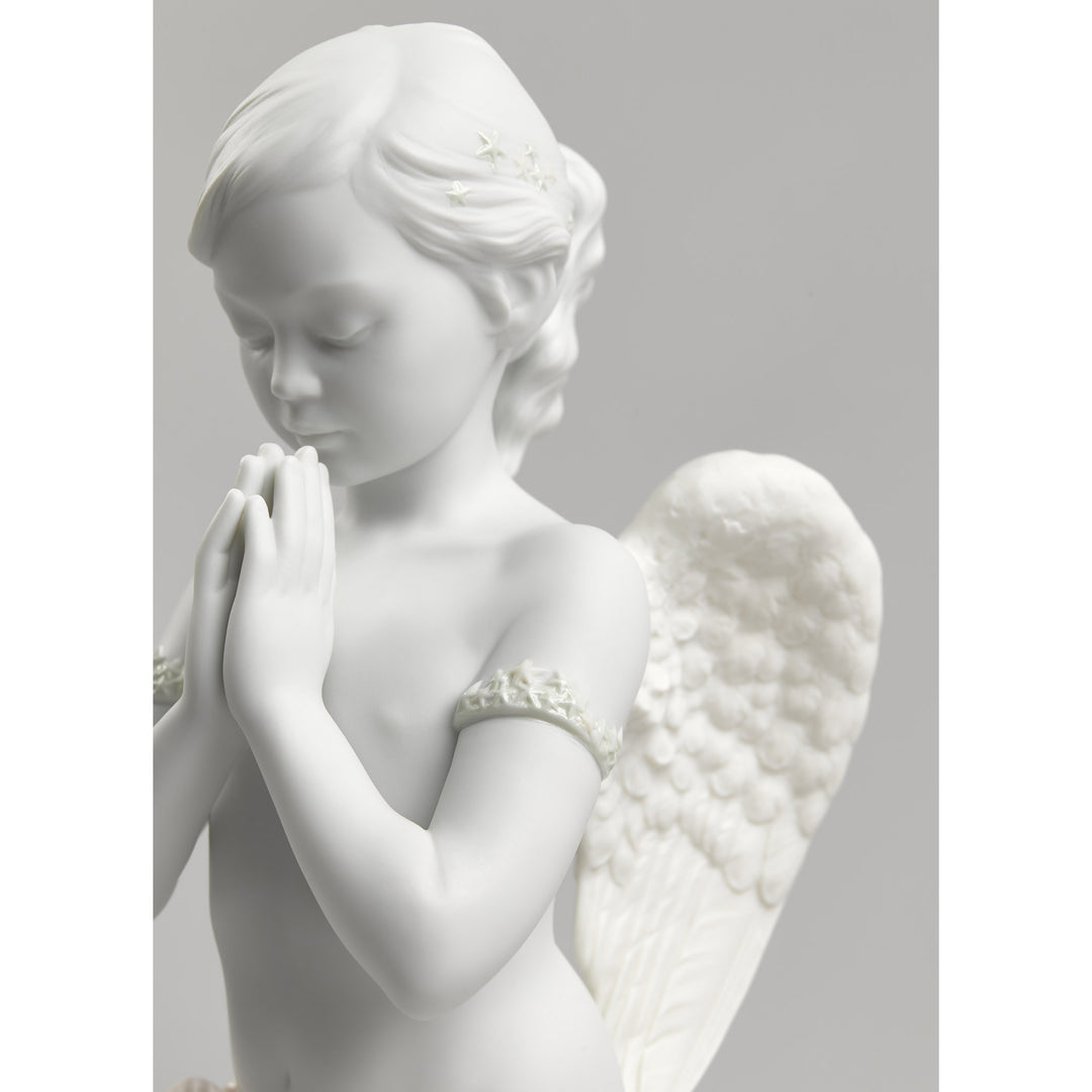 Image 6 Lladro Heavenly Prayer Angel Figurine - 01009291