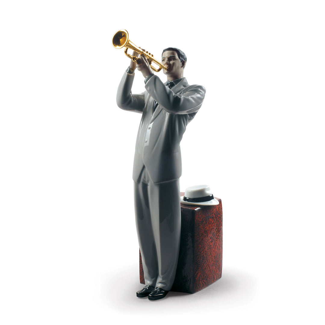 Lladro Jazz Trumpeter Figurine - 01009329