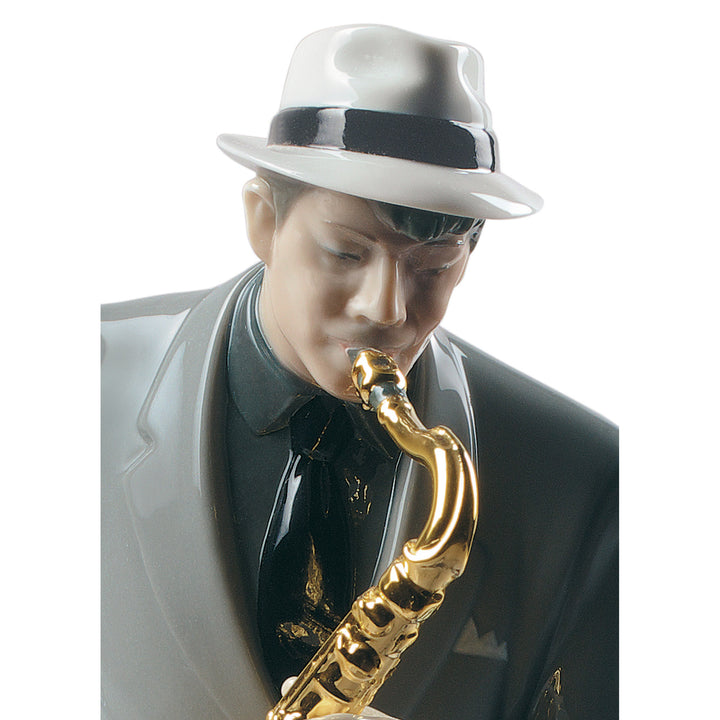 Image 5 Lladro Jazz Saxophonist Figurine - 01009330