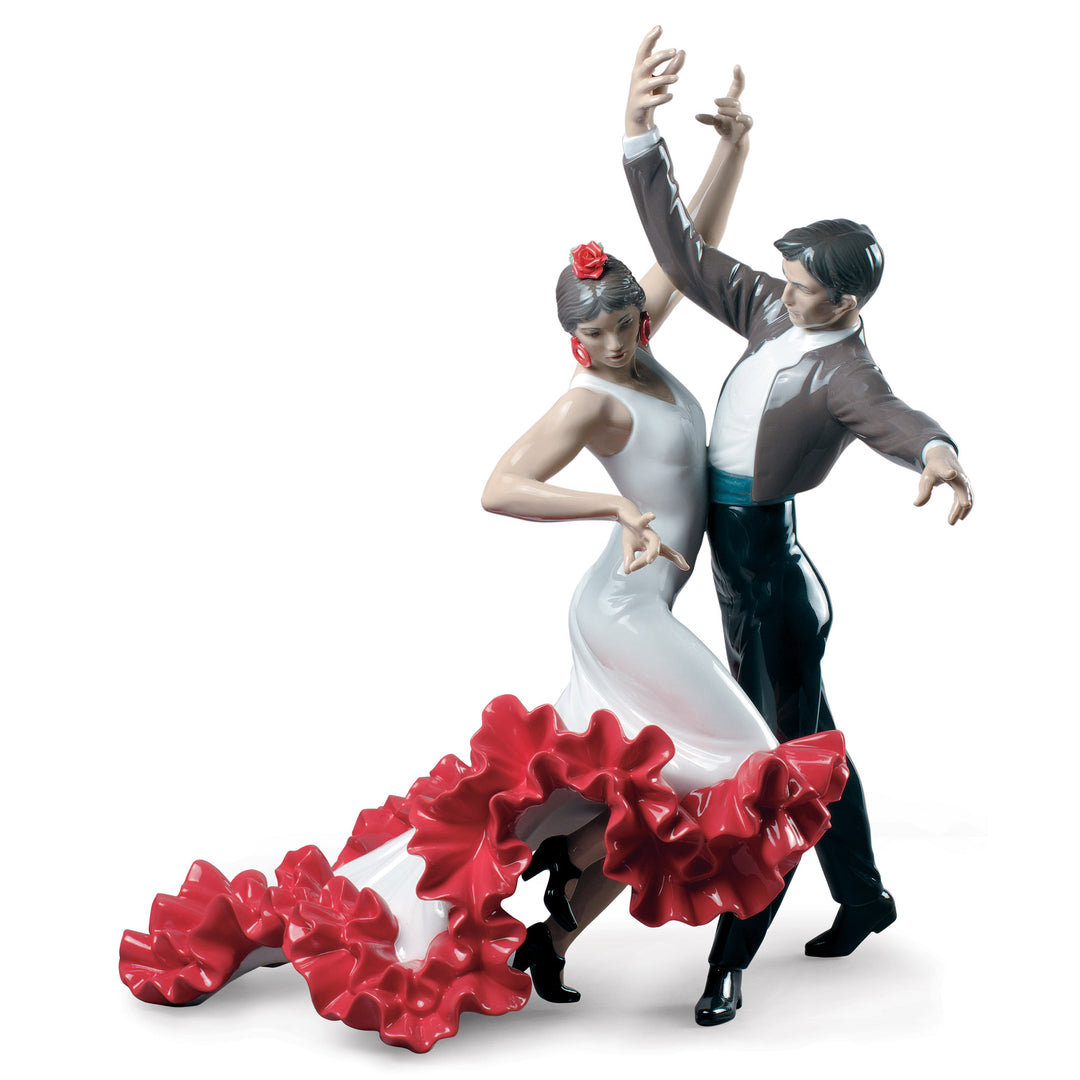 Lladro Flamenco dancers Couple Figurine - 01009333