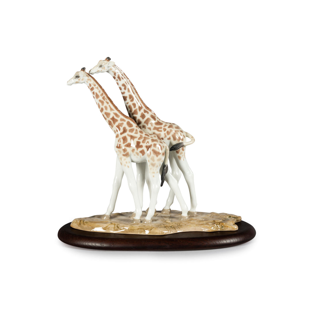 Lladro Giraffes Sculpture - 01009389