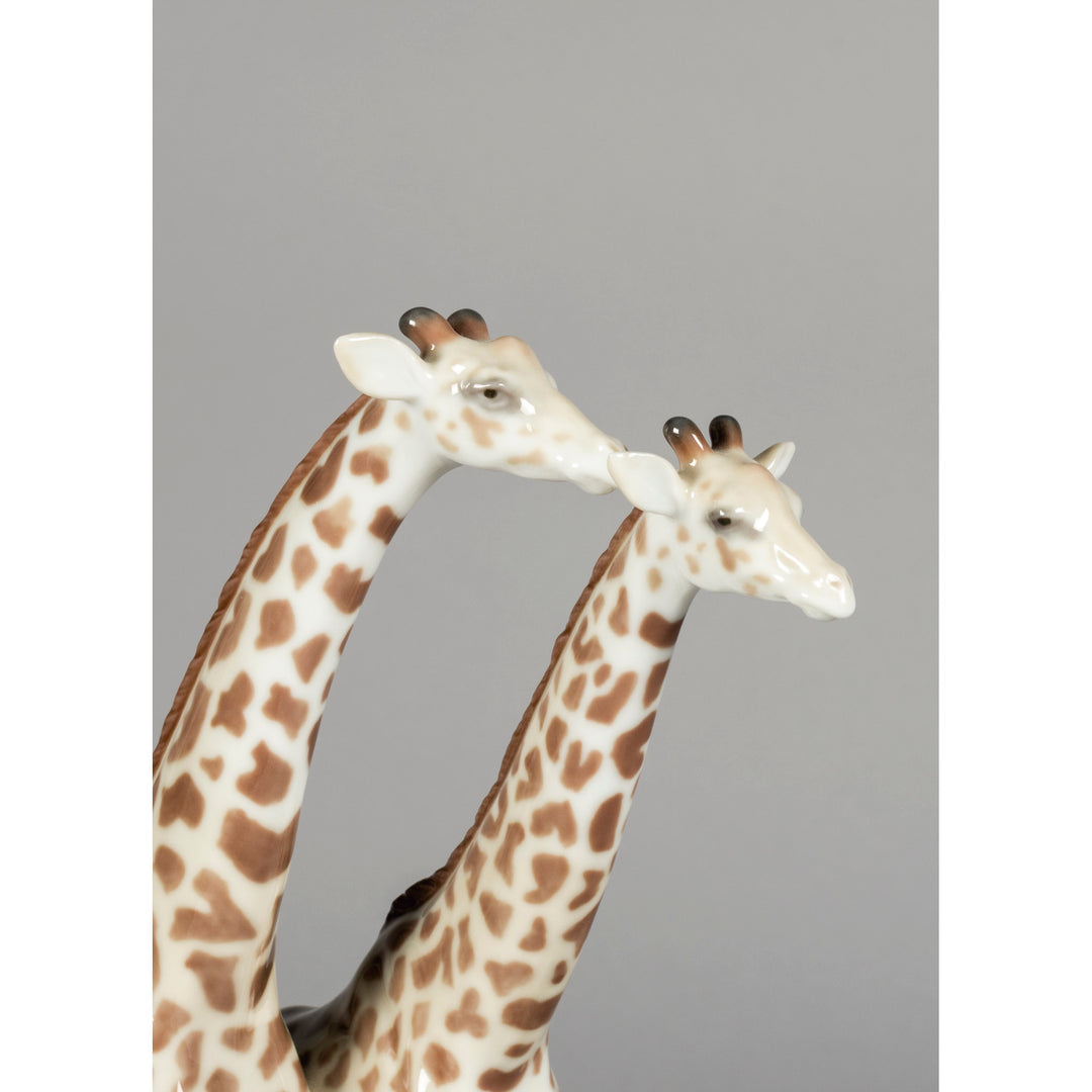 Image 4 Lladro Giraffes Sculpture - 01009389