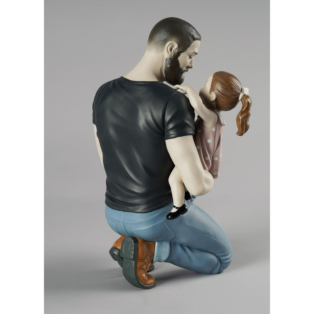 Image 3 Lladro In Daddy's Arms Figurine - 01009391