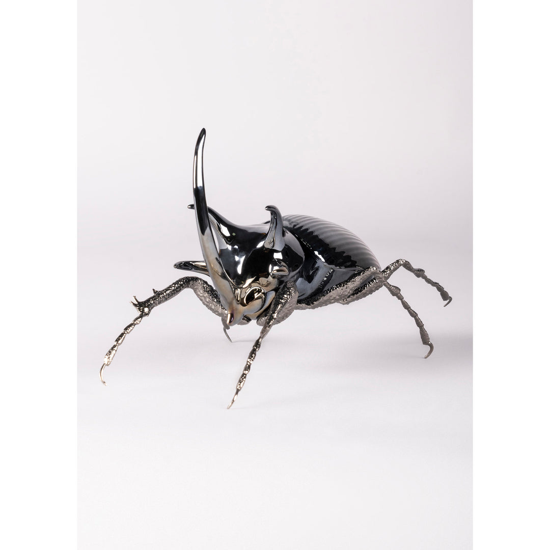 Image 4 Lladro Rhinoceros Beetle Figurine - 01009425