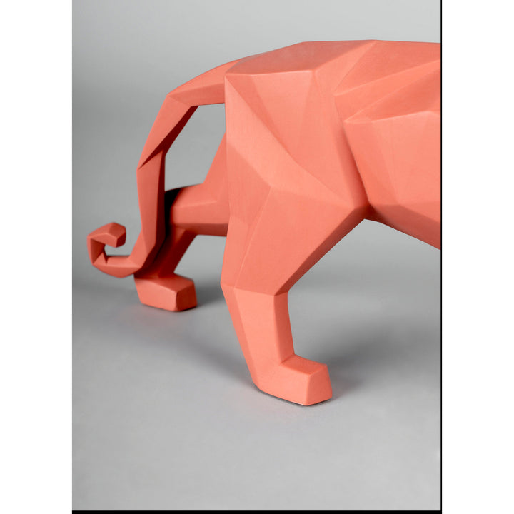Image 5 Lladro Panther Figurine. Coral matte - 01009457