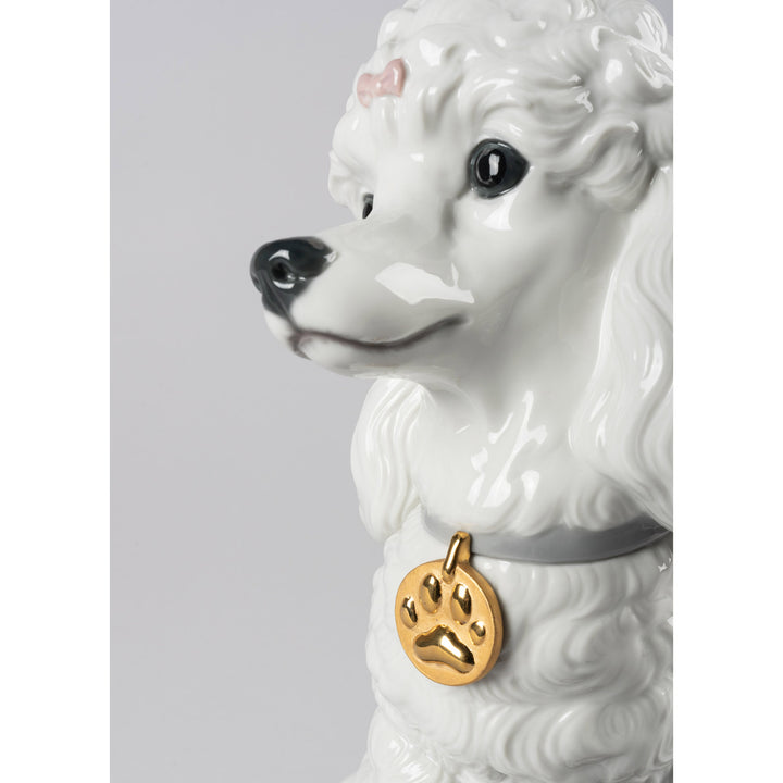 Image 5 Lladro Poodle with Mochis Dog Figurine - 01009472