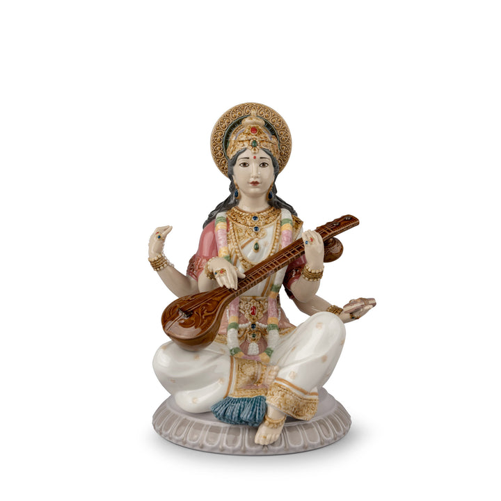 Lladro Goddess Saraswati Figurine - 01009486