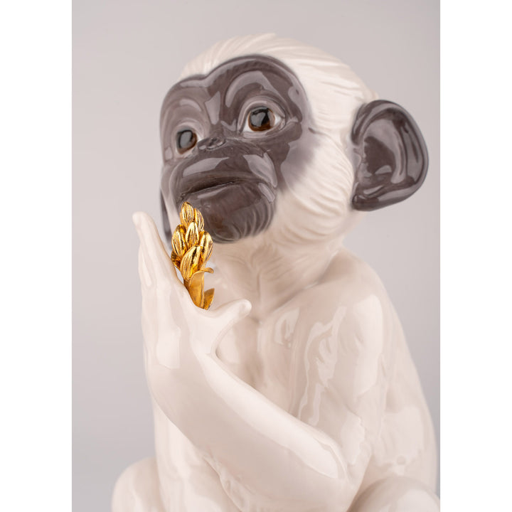 Image 4 Lladro Little Monkey Figurine - 01009498