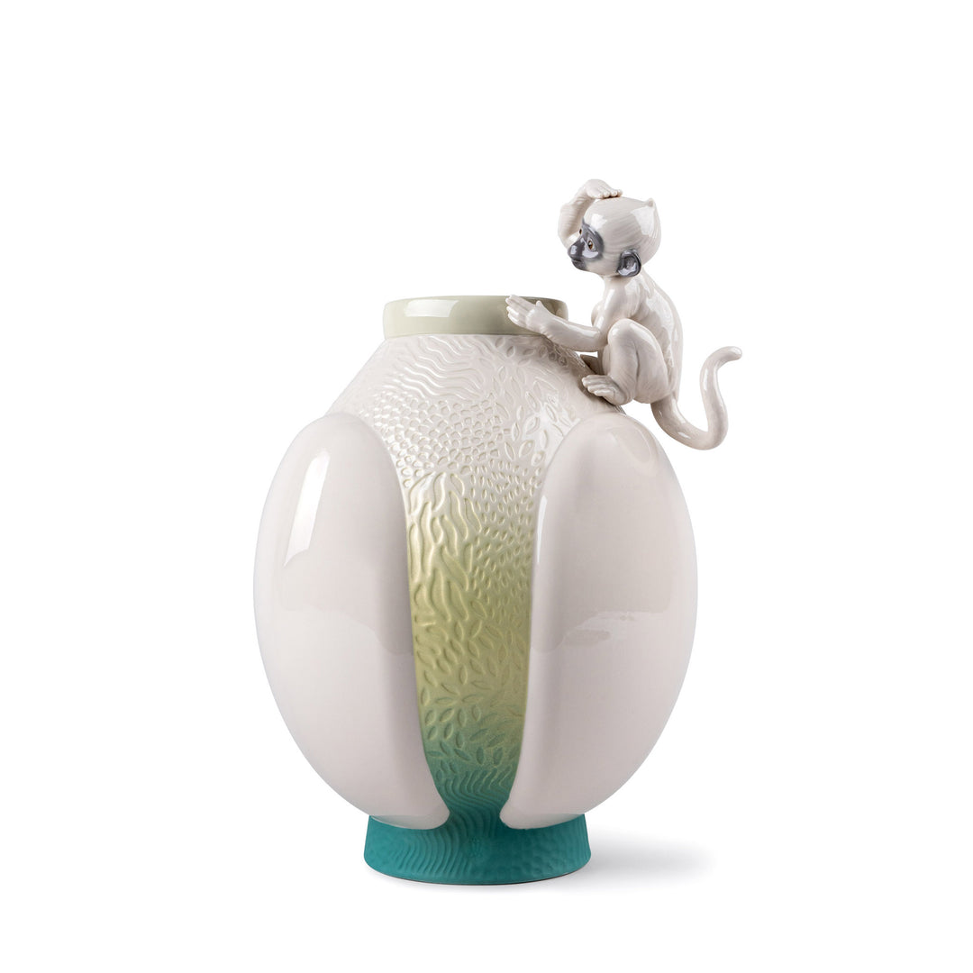 Lladro Monkey vase - 01009499