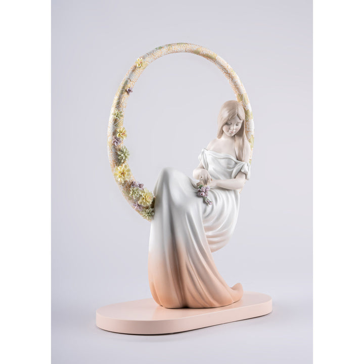 Image 4 Lladro In her Thoughts Woman Figurine - 01009537