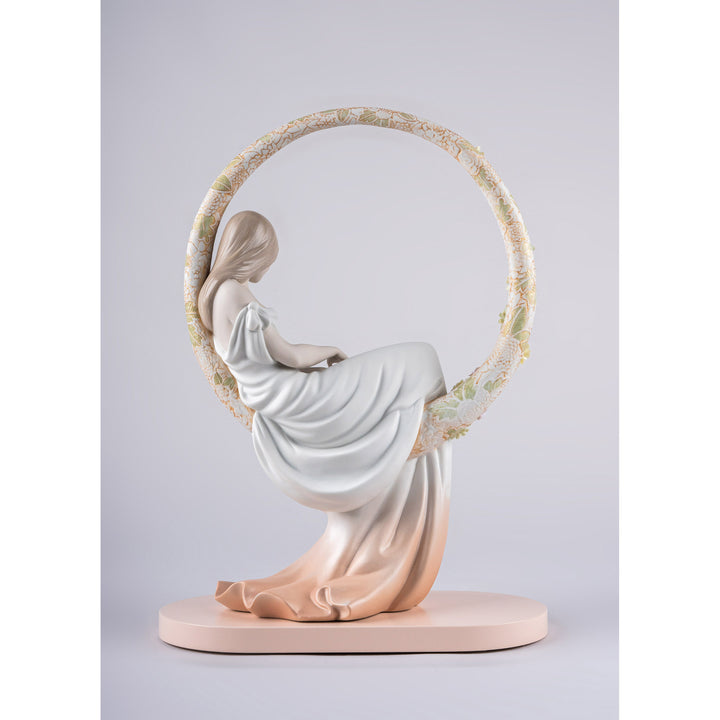 Image 6 Lladro In her Thoughts Woman Figurine - 01009537