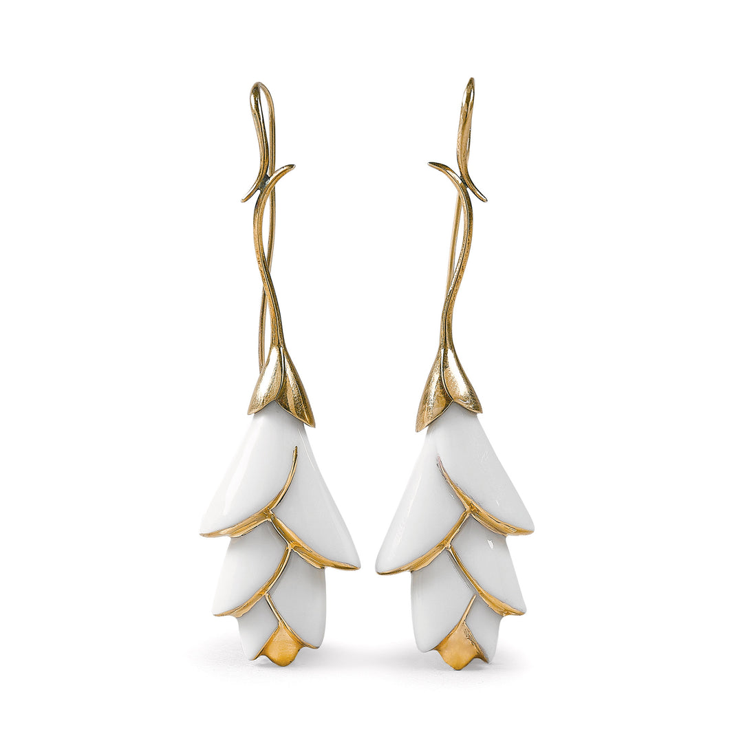Lladro Heliconia Long Earrings - 01010172