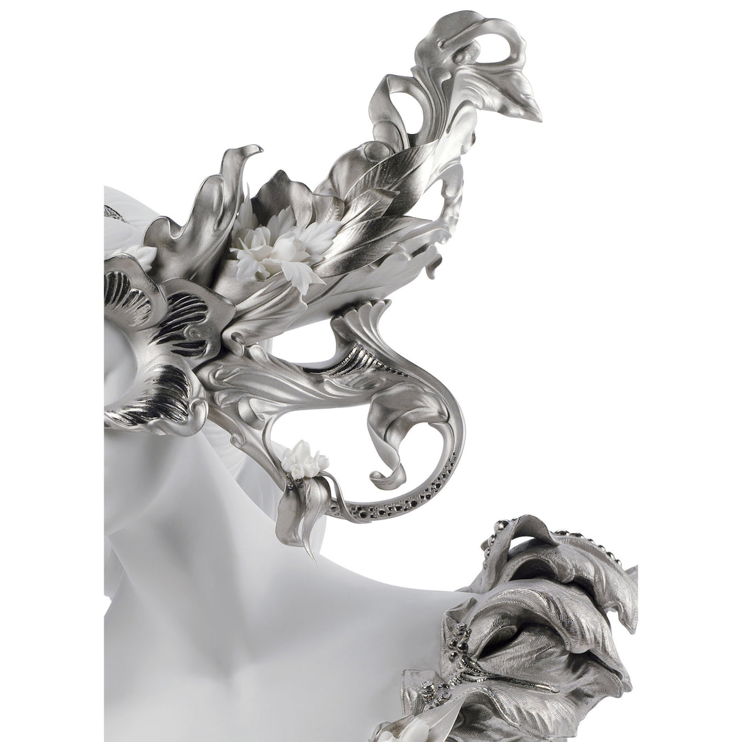Image 5 Lladro Carnival Fantasy Sculpture. Limited Edition. Silver Lustre - 01011891