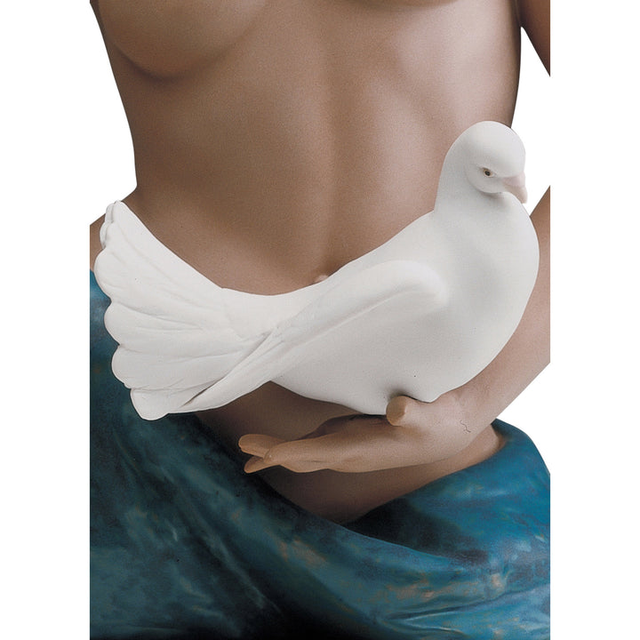 Image 3 Lladro A Tribute to Peace Woman Figurine. Gres - 01012150