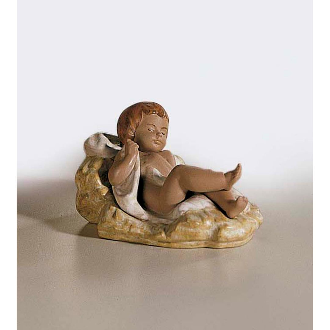 Lladro Baby Jesus Nativity Figurine. Gres - 01012277