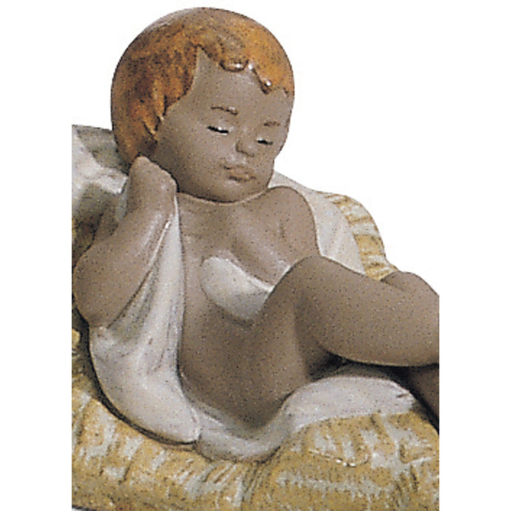 Image 2 Lladro Baby Jesus Nativity Figurine. Gres - 01012277