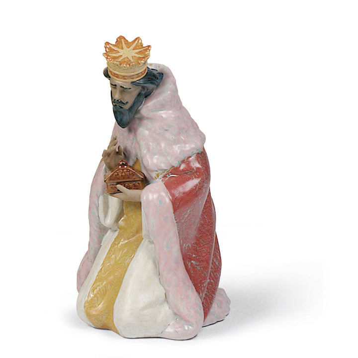Lladro Gaspar Nativity Figurine. Gres - 01012279