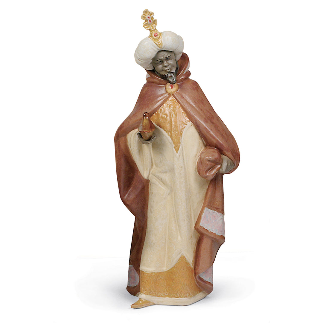 Lladro Balthasar Nativity Figurine. Gres - 01012280