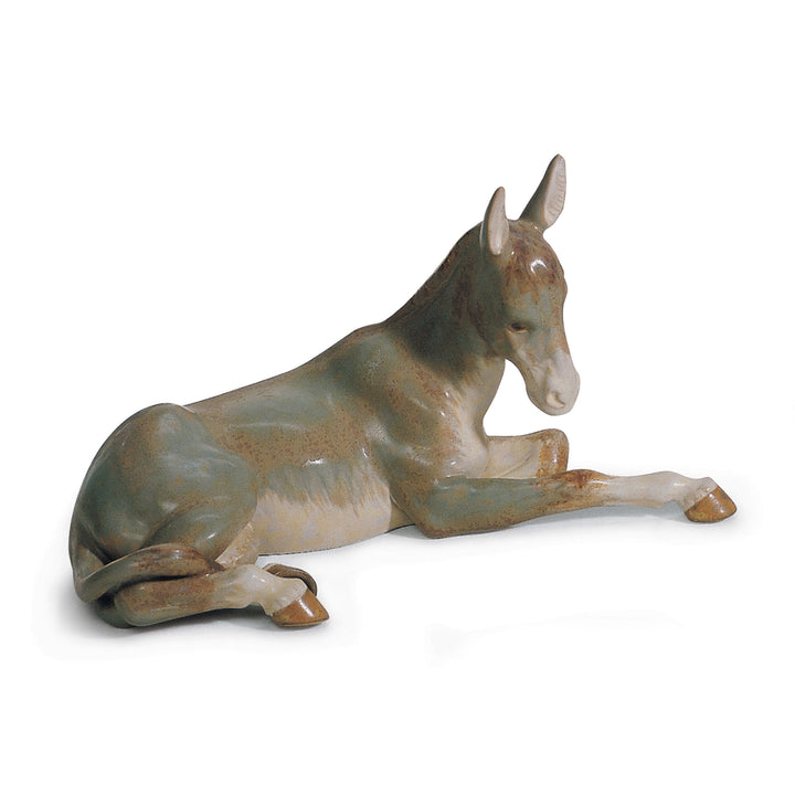 Lladro Donkey Nativity Figurine. Gres - 01012282