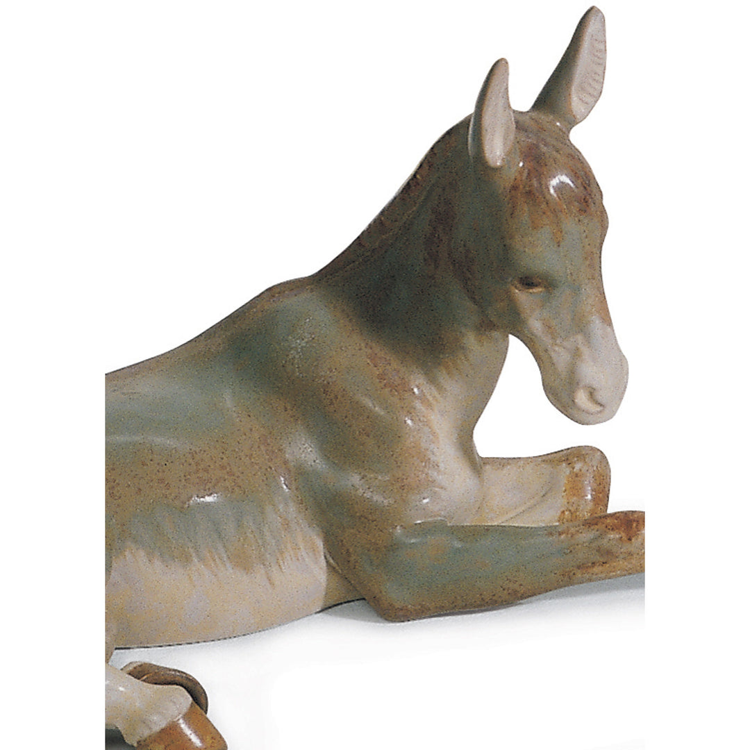 Image 2 Lladro Donkey Nativity Figurine. Gres - 01012282