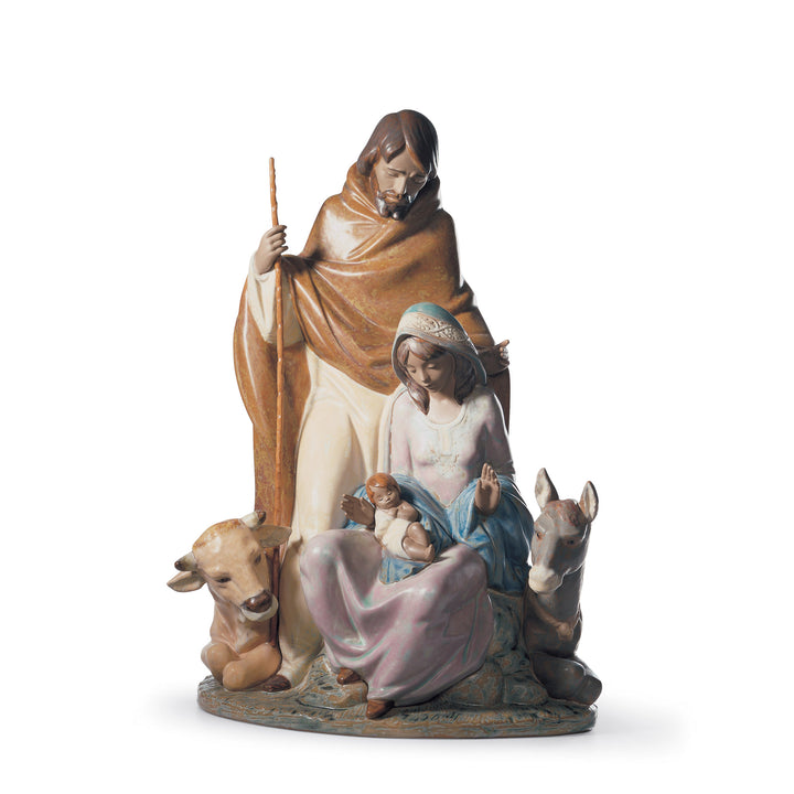 Lladro Joyful Event Nativity Figurine. Gres - 01012293