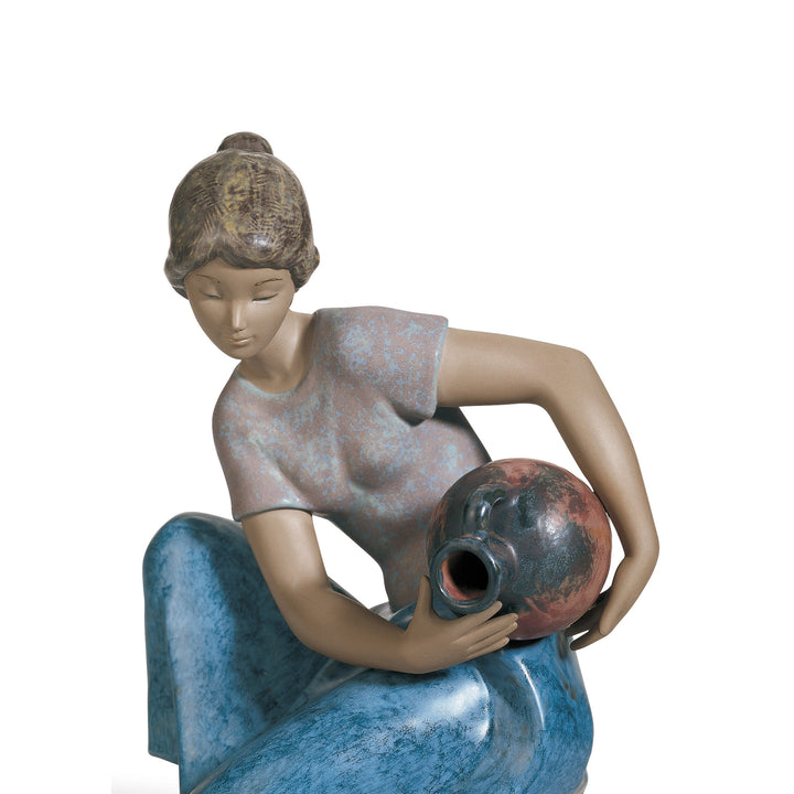 Image 2 Lladro Young Water Woman Figurine - 01012336