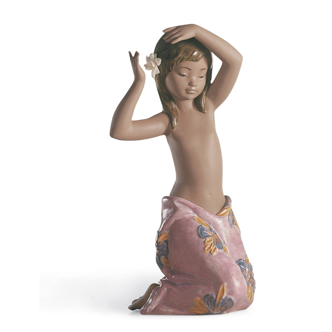 Lladro Tropical Flower Girl Figurine - 01012385