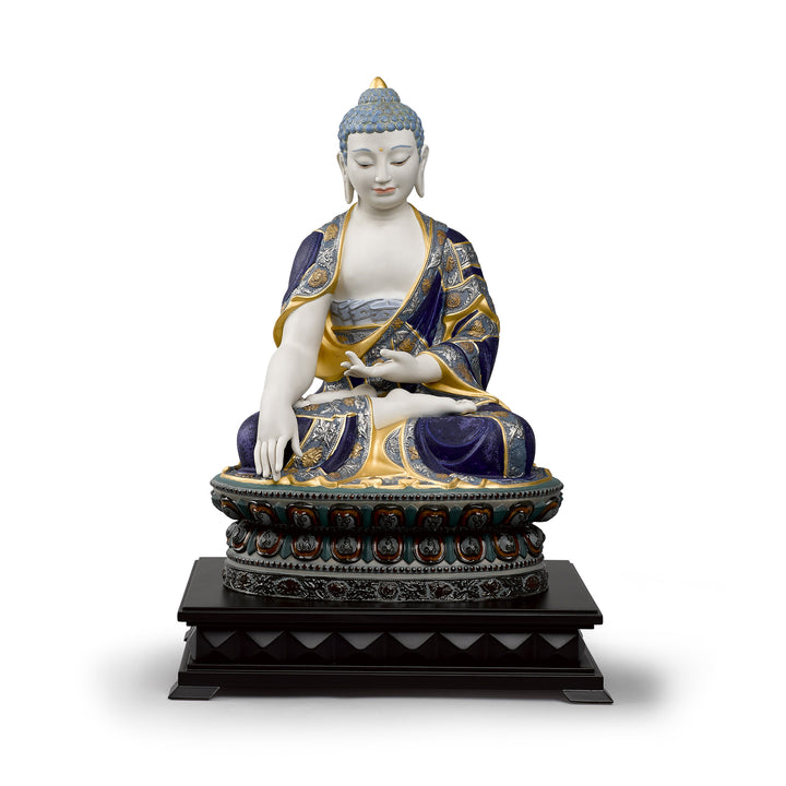 Lladro Shakyamuni Buddha Sculpture. Golden Lustre. Limited Edition - 01012526
