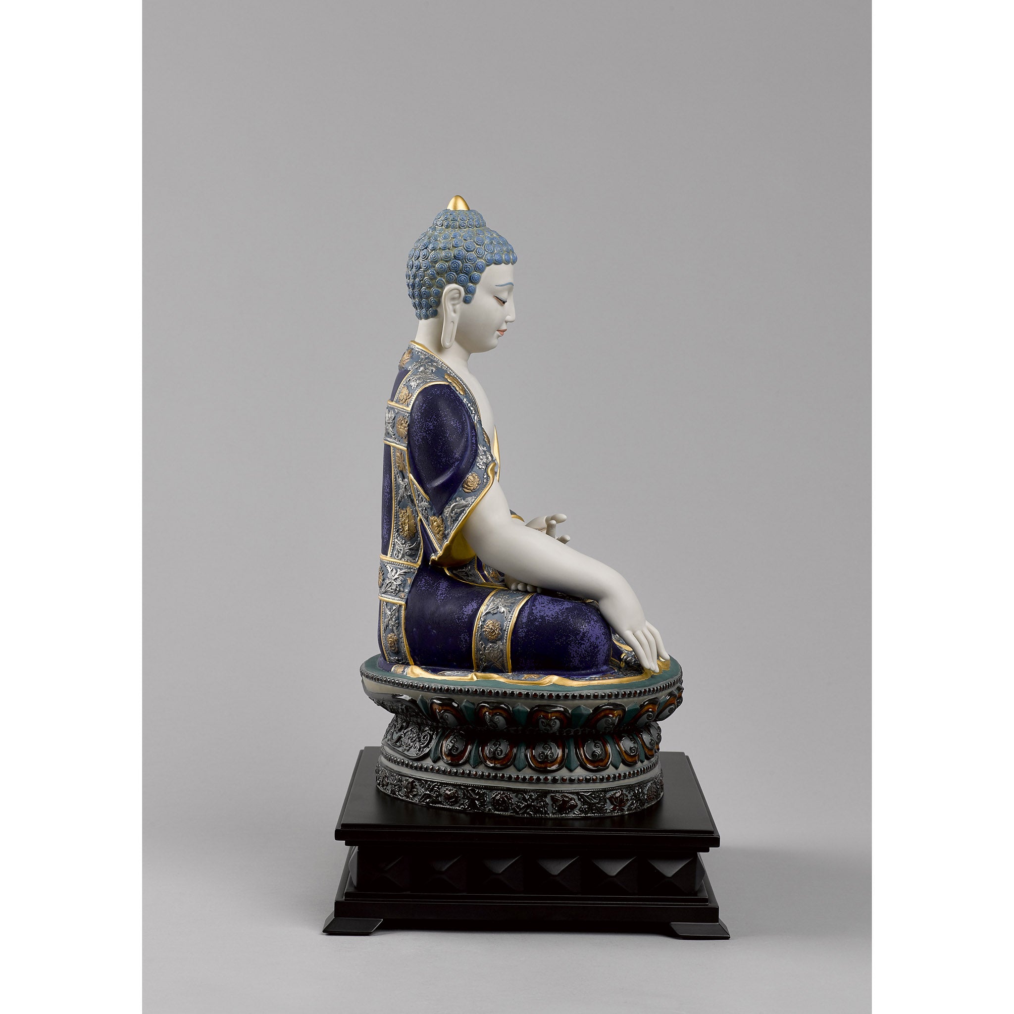 Shakyamuni Buddha Sculpture. Golden Lustre. Limited Edition