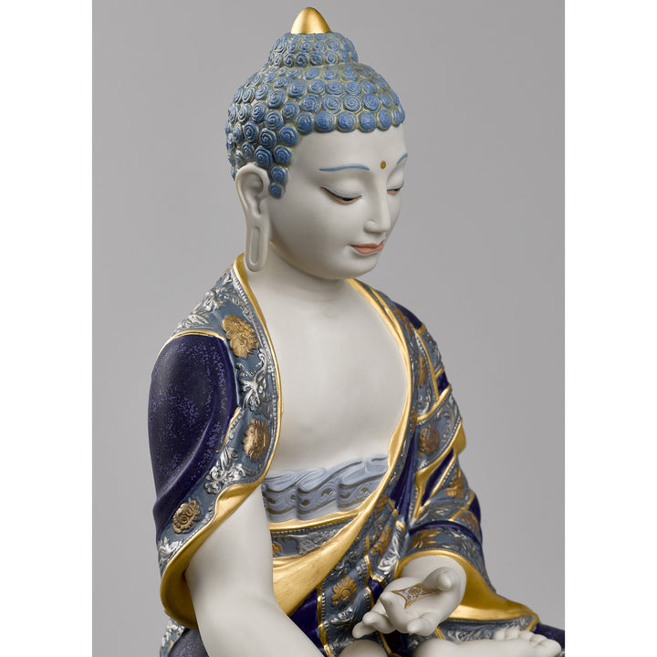 Image 8 Lladro Shakyamuni Buddha Sculpture. Golden Lustre. Limited Edition - 01012526