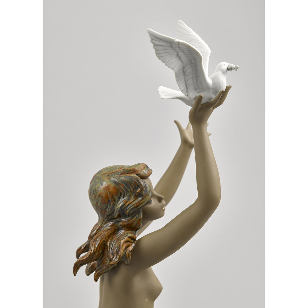 Image 7 Lladro Peace Offering Woman Figurine. Gres - 01013559