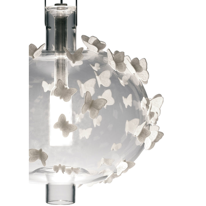 Image 2 Lladro Freeze Frame Butterflies Ceiling Lamp (US) - 01017048