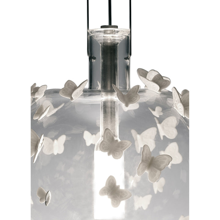 Image 3 Lladro Freeze Frame Butterflies Ceiling Lamp (US) - 01017048