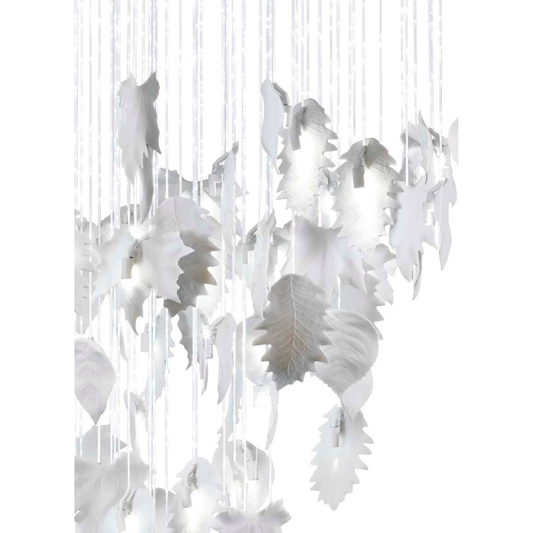 Image 3 Lladro Magic Forest Chandelier. 1.10m (US). White - 01017158
