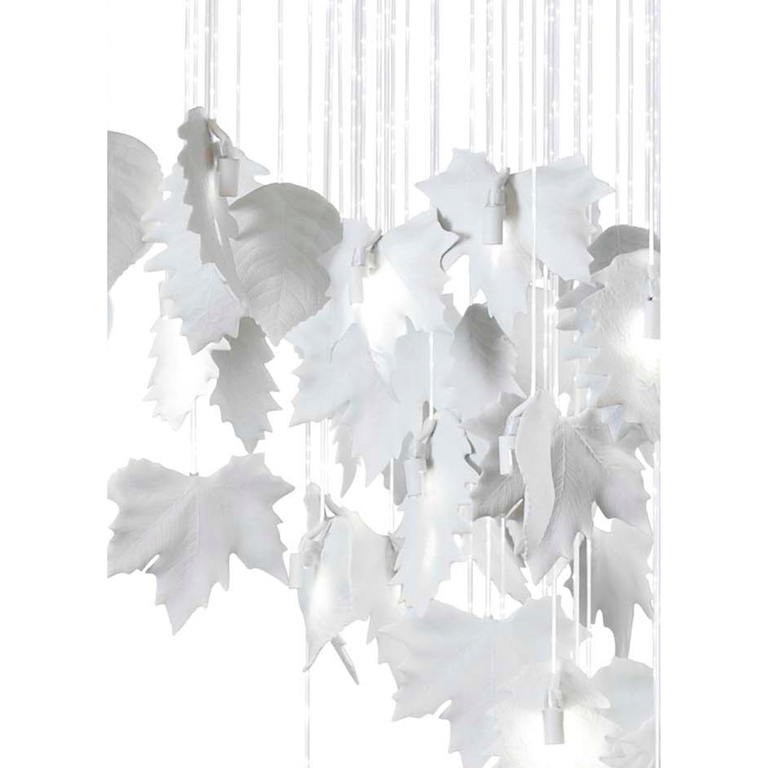 Image 4 Lladro Magic Forest Chandelier. 1.10m (US). White - 01017158