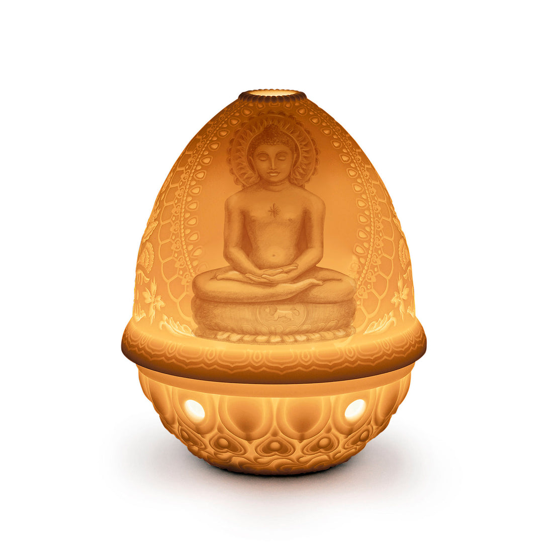 Lladro Lord Mahavira Lithophane. Rechargeable LED - 01017468