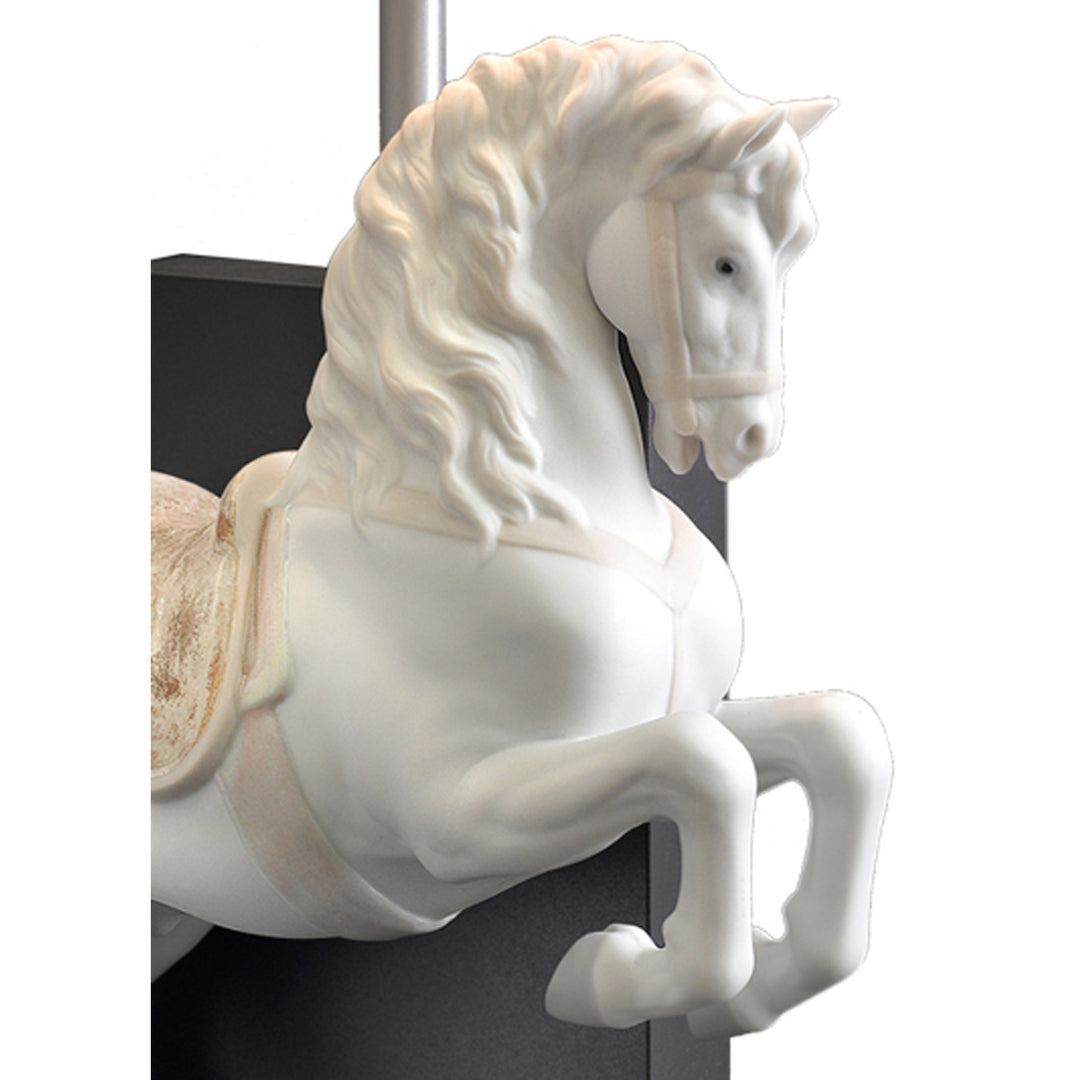 Image 4 Lladro Horse on Courbette Table Lamp (US) - 01023066