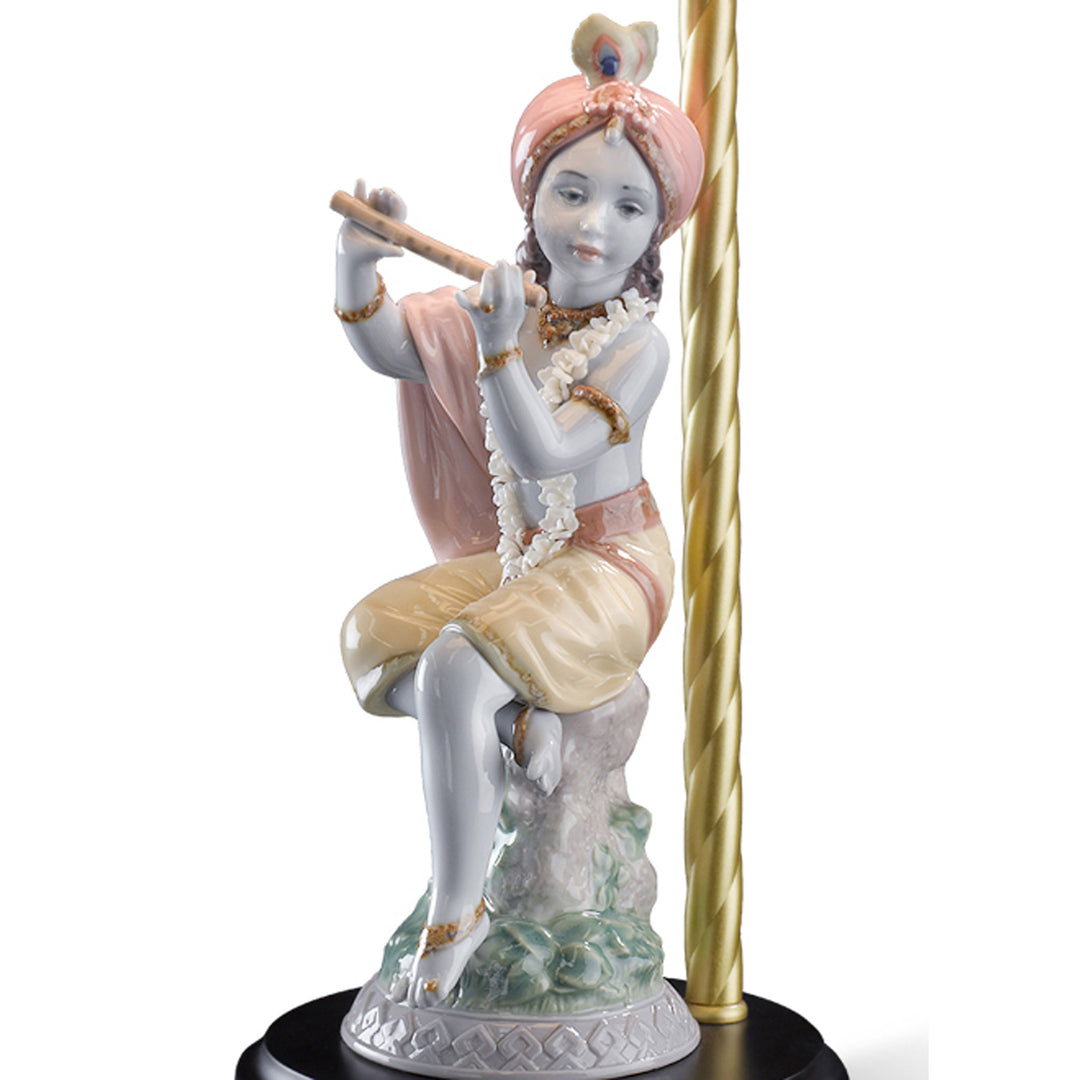 Image 3 Lladro Lord Krishna Table Lamp (US) - 01023106