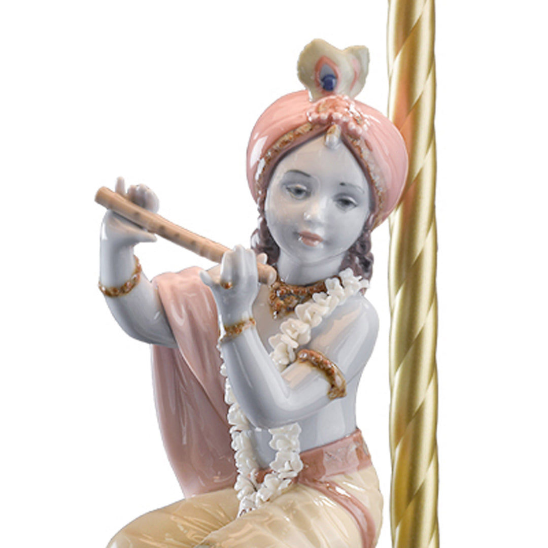Image 4 Lladro Lord Krishna Table Lamp (US) - 01023106