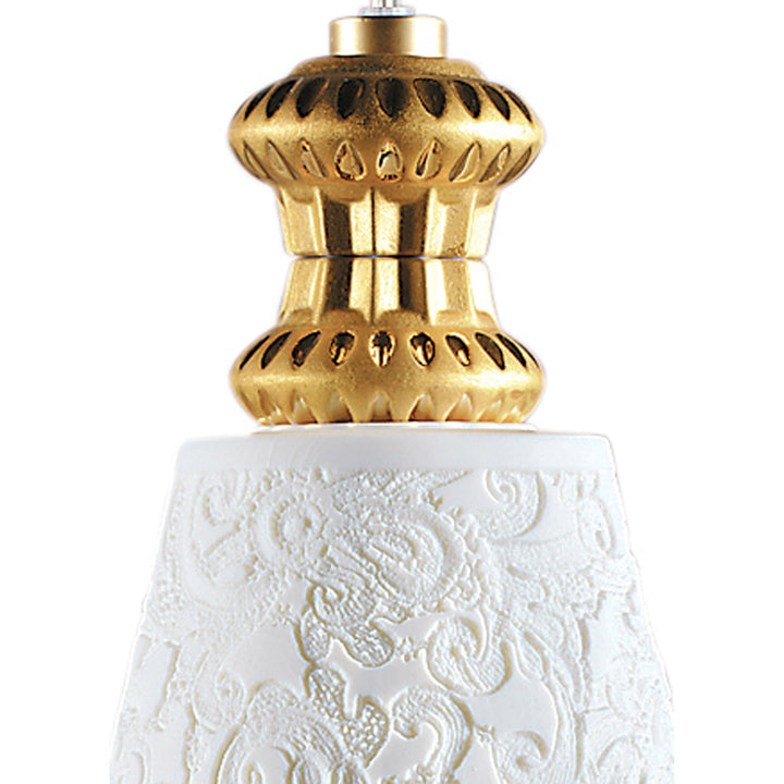 Image 4 Lladro Belle de Nuit Ceiling Lamp with Lithophane. Golden Luster (US) - 01023463