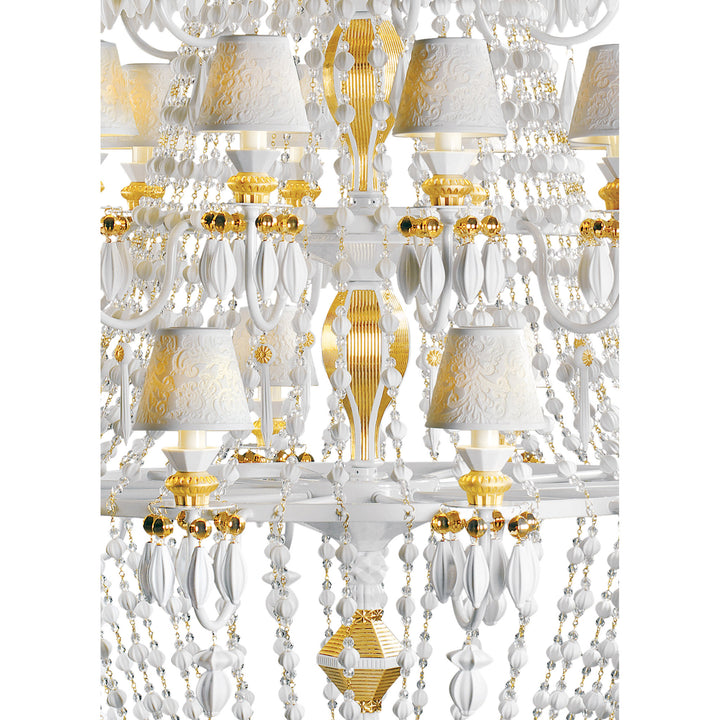 Image 4 Lladro Winter Palace 30 Lights Chandelier. Golden Luster (US) - 01023522