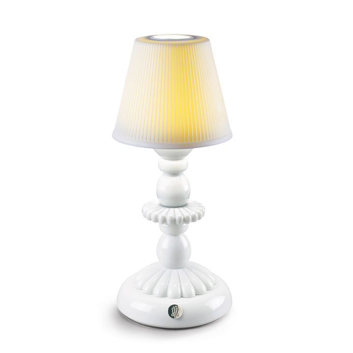 Lladro Lotus Firefly Table Lamp. White - 01023759