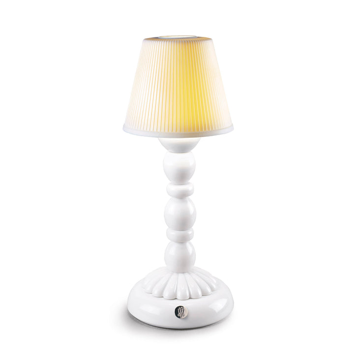 Lladro Palm Firefly Table Lamp. White - 01023762