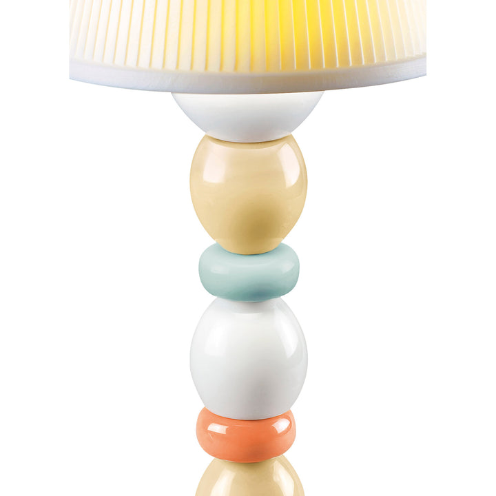 Image 2 Lladro Palm Firefly Table Lamp. Pale Blue - 01023764