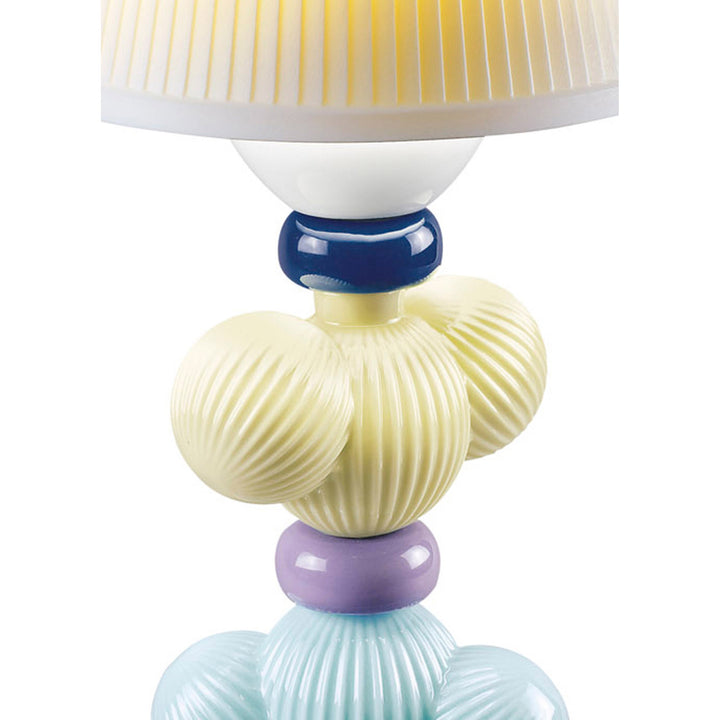 Image 2 Lladro Cactus Firefly Table Lamp. Yellow and Blue - 01023767