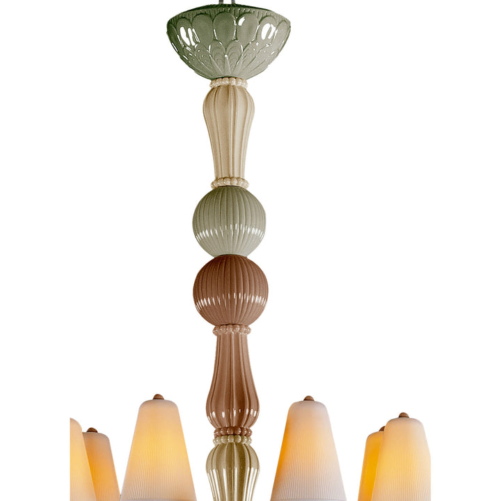 Image 3 Lladro Ivy and Seed 32 Lights Chandelier. Large Model. Spices (US) - 01023841