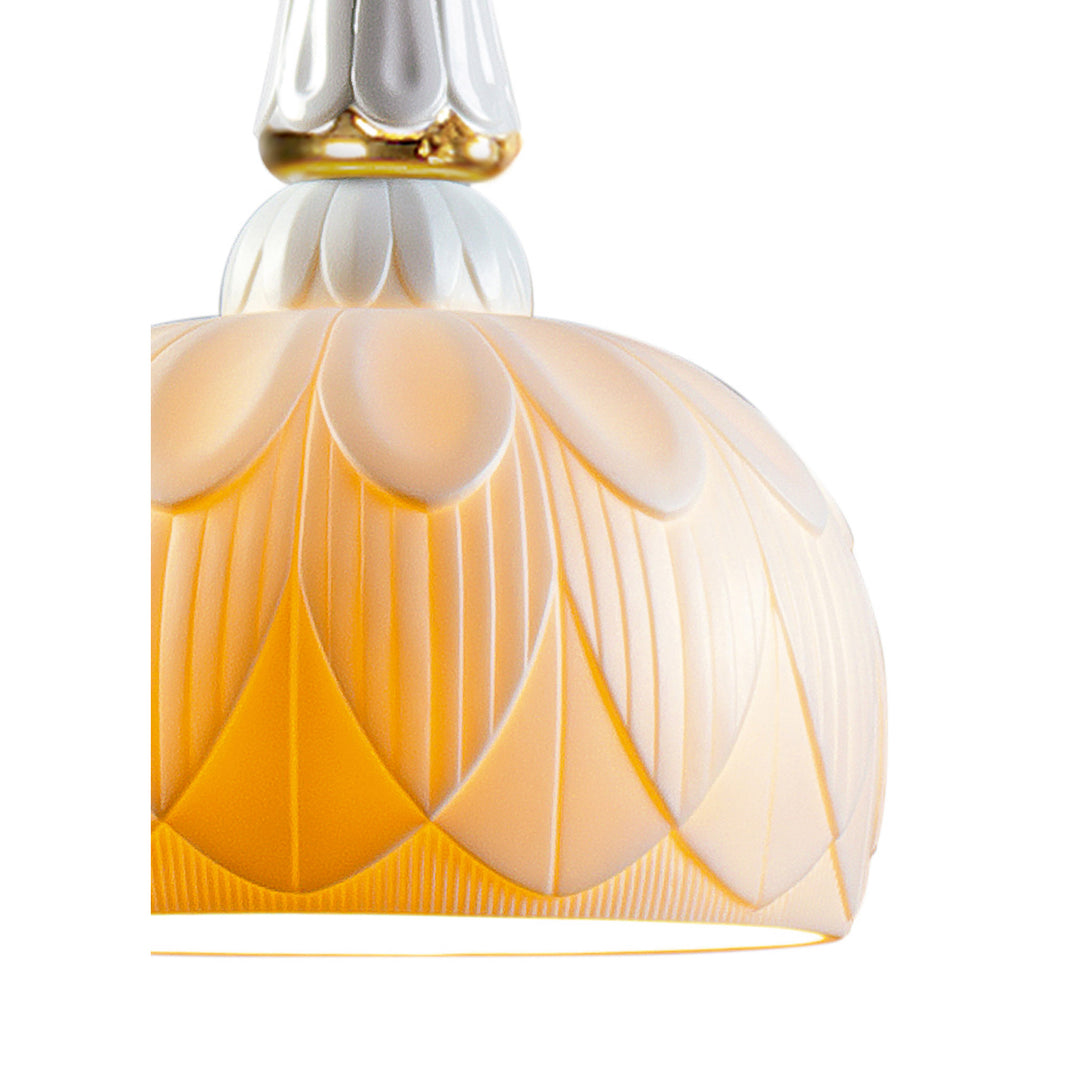Image 5 Lladro Ivy and Seed Single Ceiling Lamp. Golden Luster (US) - 01023895