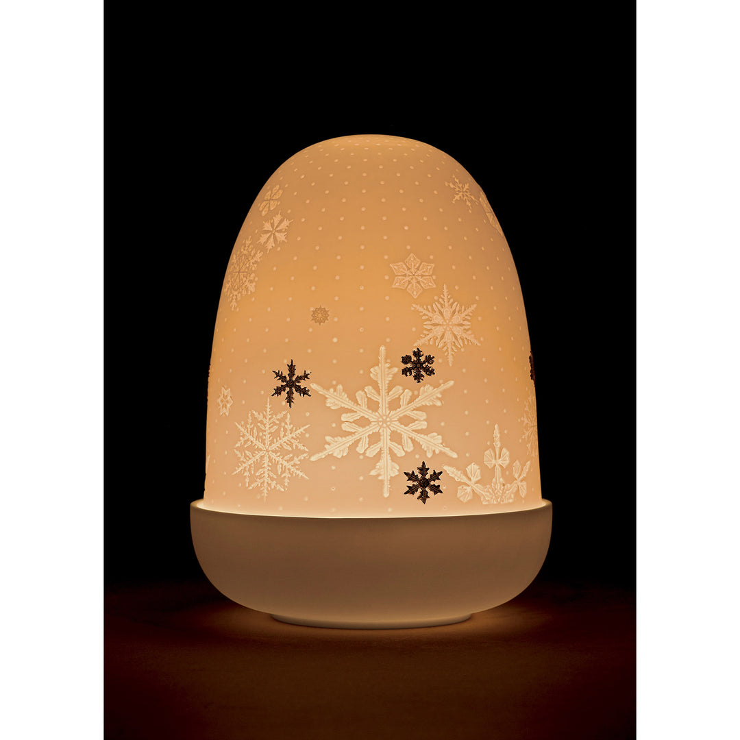 Image 2 Lladro Snowflakes Dome Table Lamp - 01023942